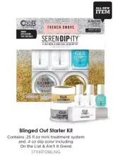 Color Club - Serendipity Starter Dip Kit - #7 Blinged Out