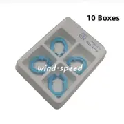 10X Dental Resin Low Normal Crown Clamps Restoration Matrix Clips Matrices Ring