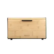 Maxwell & Williams Harstad Metal/Bamboo Bread Bin Pantry Storage 35.5x21.5cm