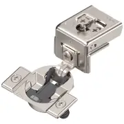 Blum COMPACT CLIP 31C1 107° 1-1/4" Overlay Soft Close Press-in Hinge 31C158BS20