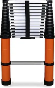 Pedals Telescopic Ladder Aluminum Telescopic Ladders Telescopic Ladder Herringbone Portable Folding Telescopic Ladder Straight for Home Rooftop Loft Load 150kg Folding Stairs