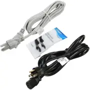 HQRP 10ft AC Power Cord for Mackie Loudspeakers / Studio Monitoring, Mains Cable