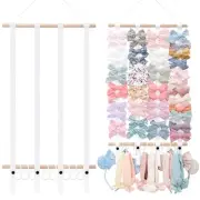 Hair Bow Holder Organizer for Girls，Hair Clips Headband Organizer Storage Wal...