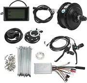 Electric Bike Conversion Kit High-Performance Controller LCD Rear Wheel Conversion Kit for Cyclists Stainless Steel Aluminum Alloy