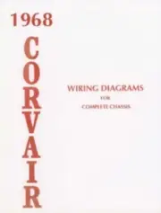 CORVAIR 1968 Wiring Diagram 68