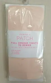 BNWT Pumpkin Patch Brand Girls 8 to 10 Years Opaque Pink Footed Style Tights