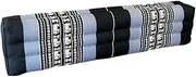 Mango Trees Thai 80cm Long Bolster 2 Colour 100% Natural Kapok Filled Yoga Block/Prop
