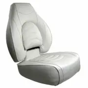 Springfield Deluxe Fish Pro High Back Seat White #1041606-1