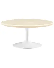 Modway Lippa 36in Round Artificial Travertine Coffee Table
