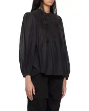 Dorothe button-down blouse FR34,FR36,FR38 black