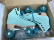 Womans Candi Girl By Roller Derby Carlin U774gb Size 9 Suede Roller Skates NWT
