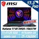 【贈電競耳機】msi微星 Katana 17 B13VEK-1065TW 17.3吋 電競筆電(512G雙碟特仕版)