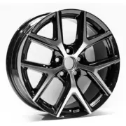 18" Machined and Black Rim by JTE Wheels for 2016-2017 Toyota Rav4 (18x7.5) (for: Toyota)