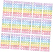 SEWACC 20 Sheets Paper Hole Reinforcement Stickers Hole Punch Reinforcement Rings Labels