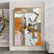 Mintura Handmade Abstract Texture Oil Paintings On Canvas Modern Wall Decoration