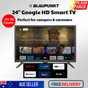 Blaupunkt 24" Google HD Smart TV 12V/240V Chromecast for Caravan, Camper, RV