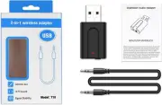 Bluetooth Transmitter Receiver for TV, Low Latency Bluetooth Audio Adapter, 3.5m