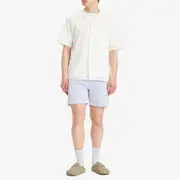 Portuguese Flannel Stripe Seersucker Shorts