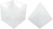 Large Pyramid Shape Silicone Mould Resin Epoxy Casting Jewelry Craft Tools 15cm