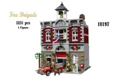 2231 pcs Fire Brigade Building Set Blocks Bricks Compatible 10197