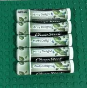 Five Chapstick Minty Delight Lip Balm Lot New