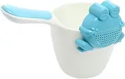 BESPORTBLE 1 Set Shampoo Cup Bath Shampoo Babies Scoops Spoon Shampoo Plastic Water Scoop Shower Water Ladle Bath Rinse Cup for Bath Water Blue