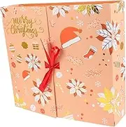 Alipis Boxes DIY Days Advent Calendar Boxes Fillable Countdown Boxes for Christmas Holiday Decorations Cardboard for Family for Festive Fun