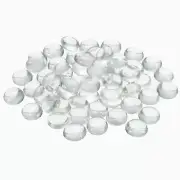 Fire Glass Beads Round Glass Marbles Gravel Pebbles 1000g/2.2lbs Clear