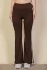 Dreamkue Contrast Side Stripe Flare Pants