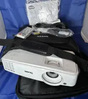 BenQ MW571H 3300 Lumen WXGA DLP Projector Bundle, All Included Remote Cables Bag