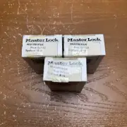 Lot of 3 MASTER LOCK NO. 3KAMKW2K COMMERCIAL KEYED PADLOCK KEYED TO E2120