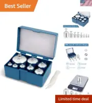 Calibration Weights 1000g, 8PCS OIML Class M1 High Precision Scale Calibratio...