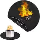 49" Fire Pit Mat for Solo Stove Fireproof Mat for under Fire Pit, Fire Mat for F