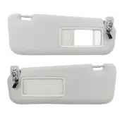 For 2010 2011 2012 2013 2014-2015 Mazda CX-9 Gray Sun Visor With Mirror Pair (for: Mazda)