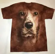 Dog American Cocker Spaniel Big Face Puppy Animal T-Shirt Mountain Cotton M-XL