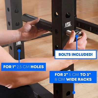 Power Squat Rack Holder Barbell Plate Storage Holder Equipment Gear Home Gym