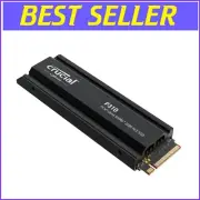High-Speed 1TB M.2 NVMe SSD with Heatsink - Up to 7,100MB/s Performance