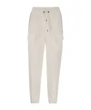 Brunello Cucinelli Side Stripe Drawstring Cargo Pants M Nude