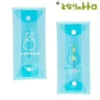 在飛比找樂天市場購物網優惠-真愛日本 日本共和國限定 多彩小龍貓藍 扣式收納袋 透明收納