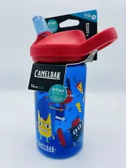 Camelbak Eddy+ Tritan Renew Kids 14 Oz Water Bottle Skate Monsters Leak Proof