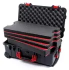 Black & Red Pelican 1510 Case with foam - 4 piece tool foam inserts Tool Control