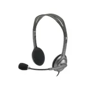 Logitech H110 Stereo HeadsetWired, 3.5mm Connector- 2 Yr Wty USB Headsets - 981-000459