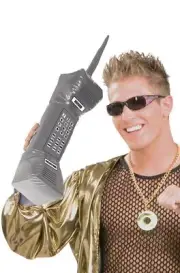 80s retro inflatable giant phone adult funny costume accessory