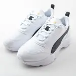 PUMA CASSIA 女鞋 白/黑 厚底 增高 黑金標 休閒運動鞋 384647-03 現貨出清