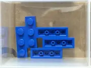 LEGO Parts - Blue Plate 1 x 3 - No 3623 - QTY 5