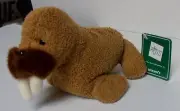 Russ Luv Pets, 5" Tuskie The Walrus, Brown Plush Stuffed Bean, BRAND NEW W/ TAGS