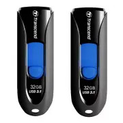 2 Pack Transcend 32GB Jetflash 790 USB 3.0 Flash Drive Memory Stick