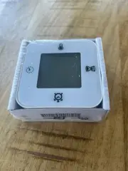 Ikea Klockis White Multi Function Digital Clock Thermometer Alarm Timer New
