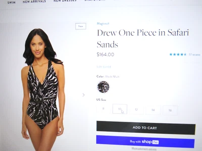 $164 Miraclesuit Safari Sands Drew Printed 1-Piece NEW size 10 ️ Magicsuit