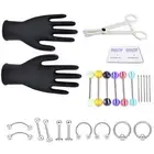 Professional Body Piercing Tool Kit Ear Nose Navel Nipple Needles Set Uti.V6